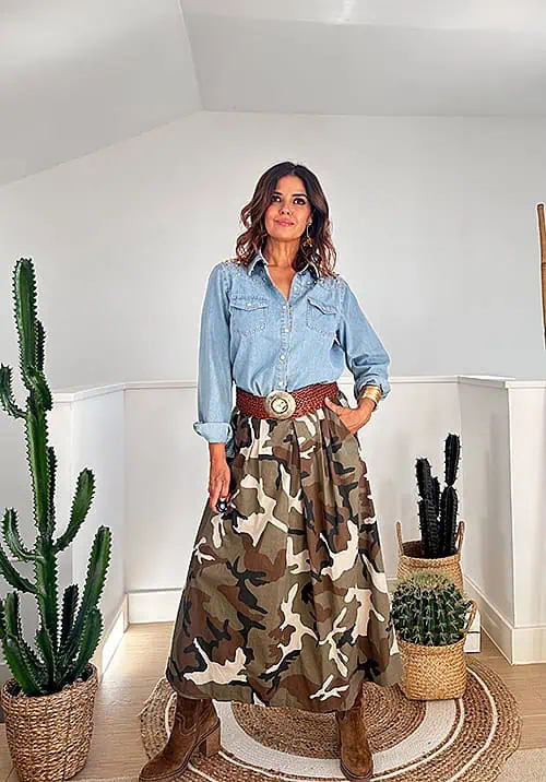 Falda Camuflaje