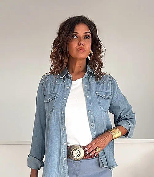 Pendientes acero aro ancho