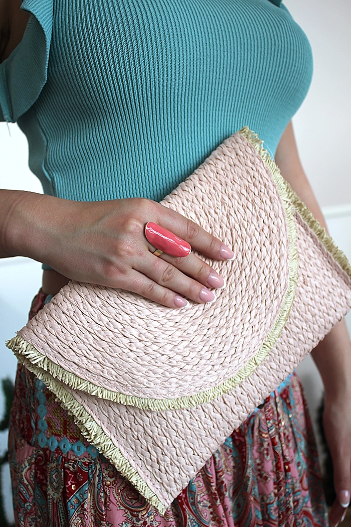 Anillo ajustable alargado esmalte