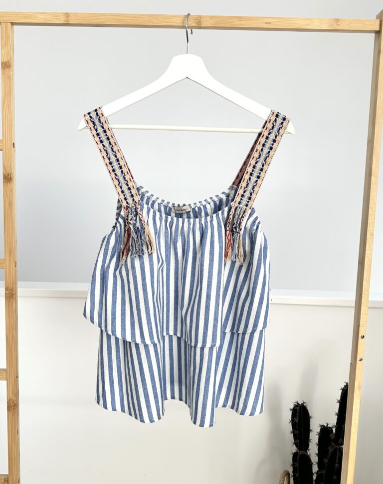 Top boho rayas étnico Marina