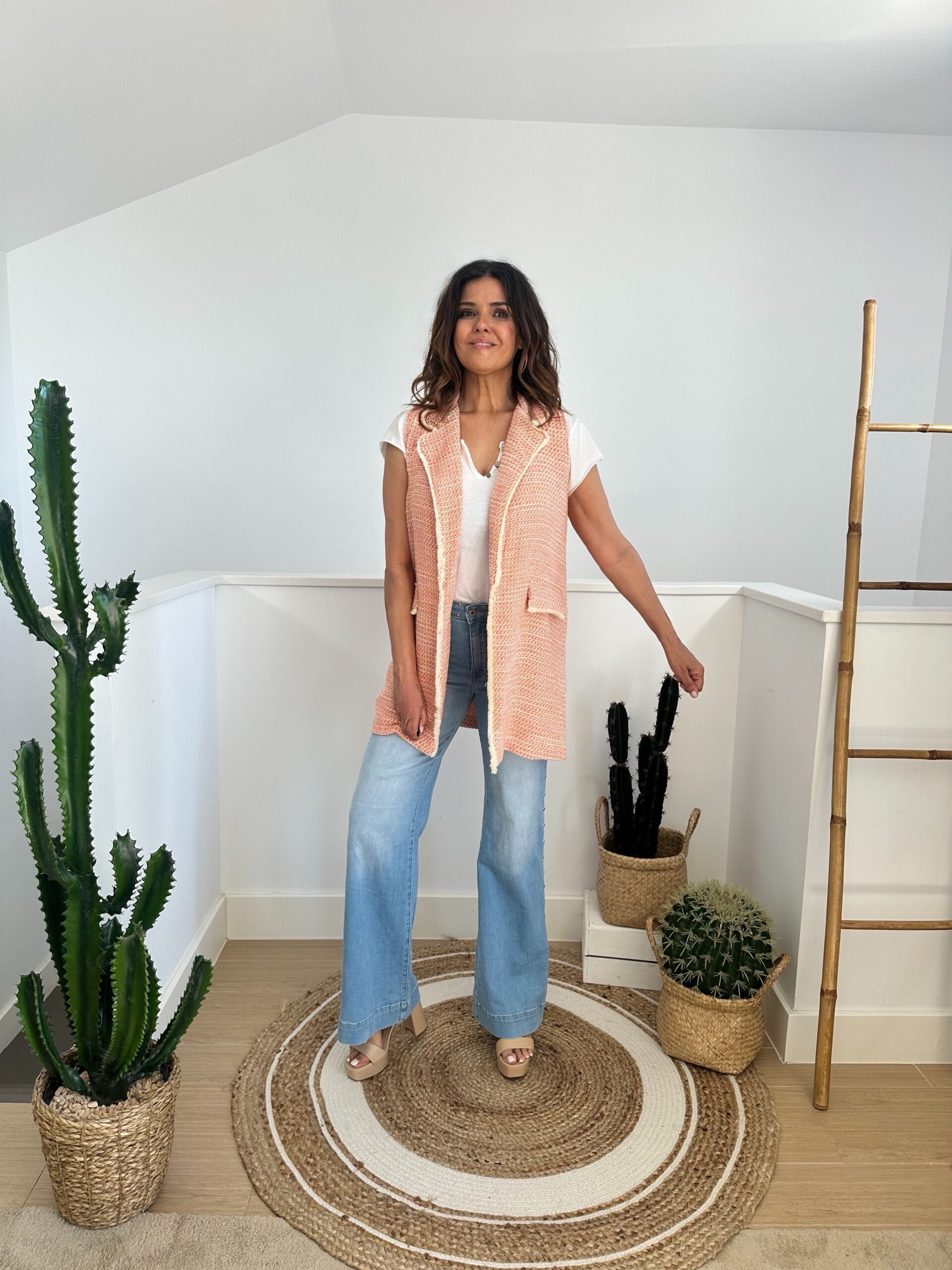 Chaleco midi primavera